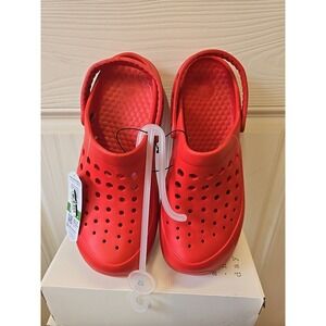 Joybees Men's Active Chance Clogs - Game Day Red Size 12 NWT